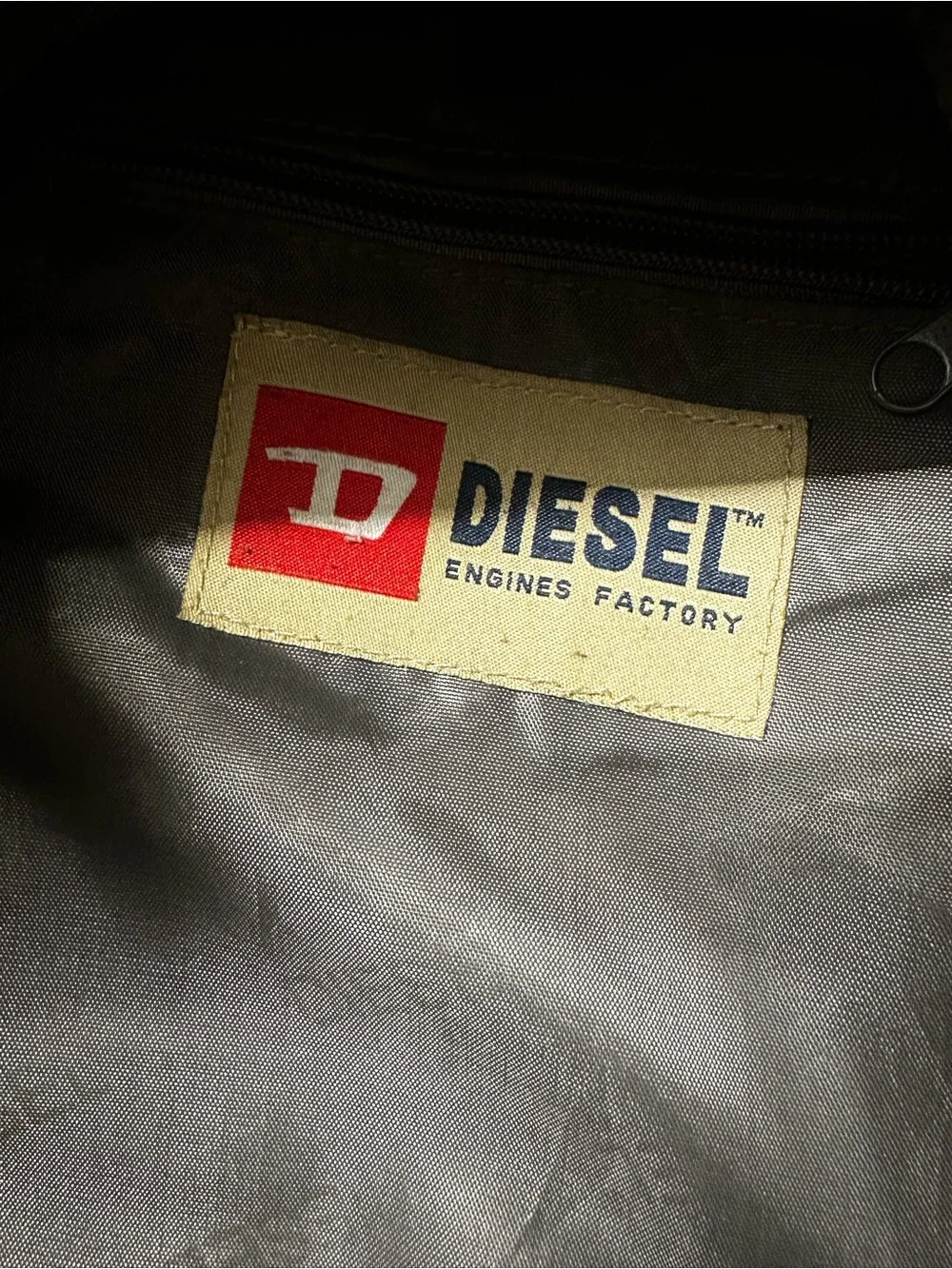 Diesel Backpack Bag Spare Parts Streetwear Techwear Gray Multipocket Strap